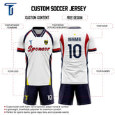 Interlaced Soccer Jersey custom content